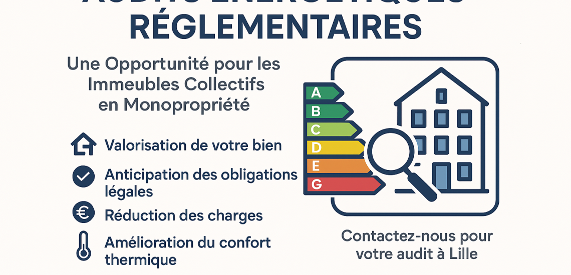 Audit Énergétique Réglementaire à Lille et en Métropole Lilloise : Un Enjeu Majeur pour les Immeubles Collectifs en Monopropriété