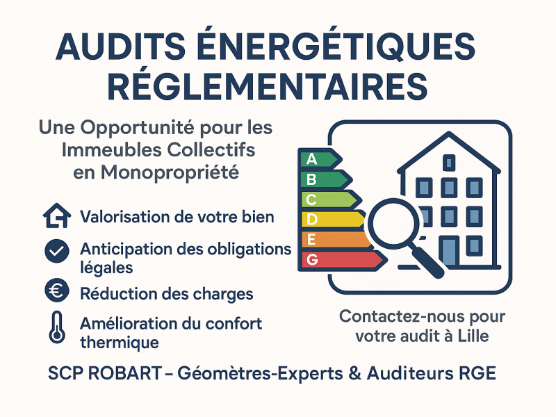 Audit Énergétique Réglementaire à Lille et en Métropole Lilloise : Un Enjeu Majeur pour les Immeubles Collectifs en Monopropriété